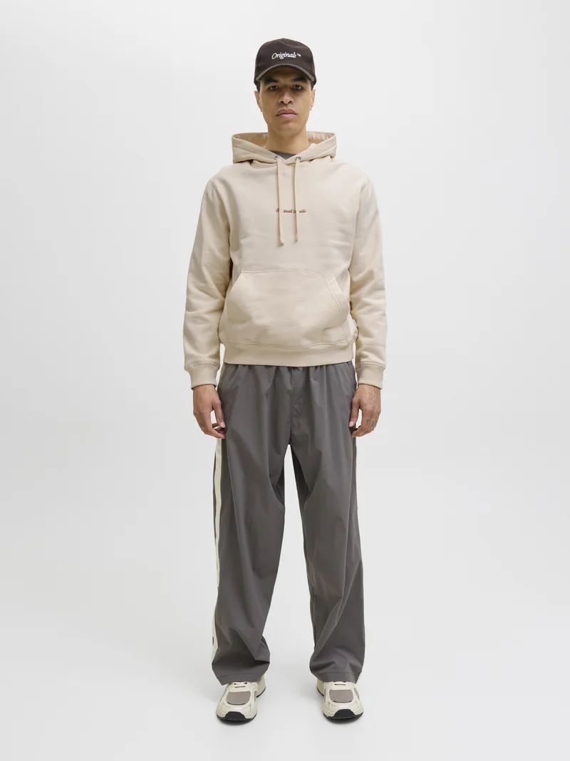 JORNORREBRO EMB SWEAT HOOD NOOS, Antique White