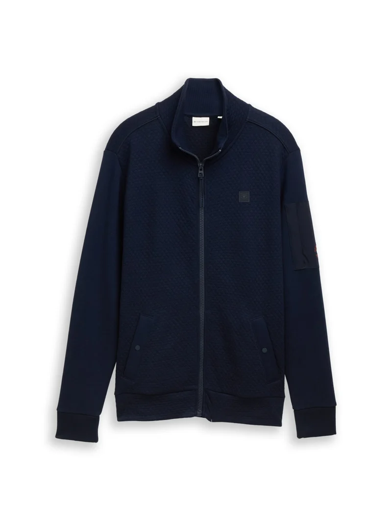 structured stand-up jacket, sky captain blue