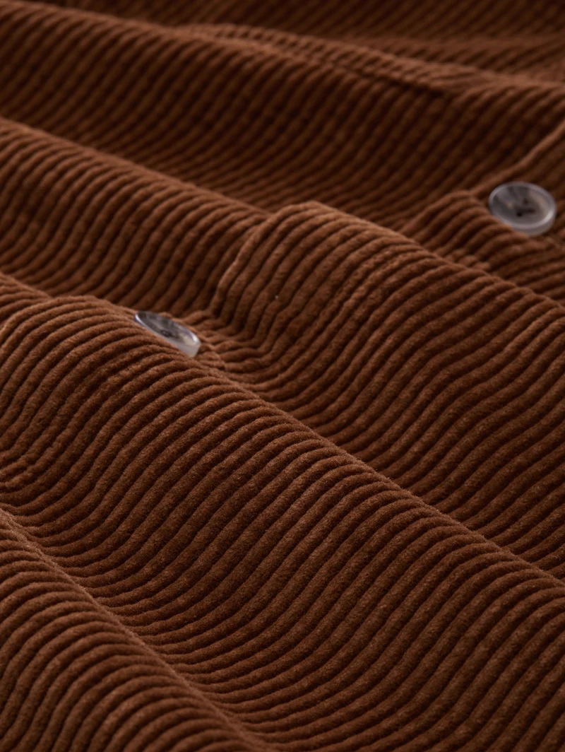 corduroy overshirt, Golden Clay