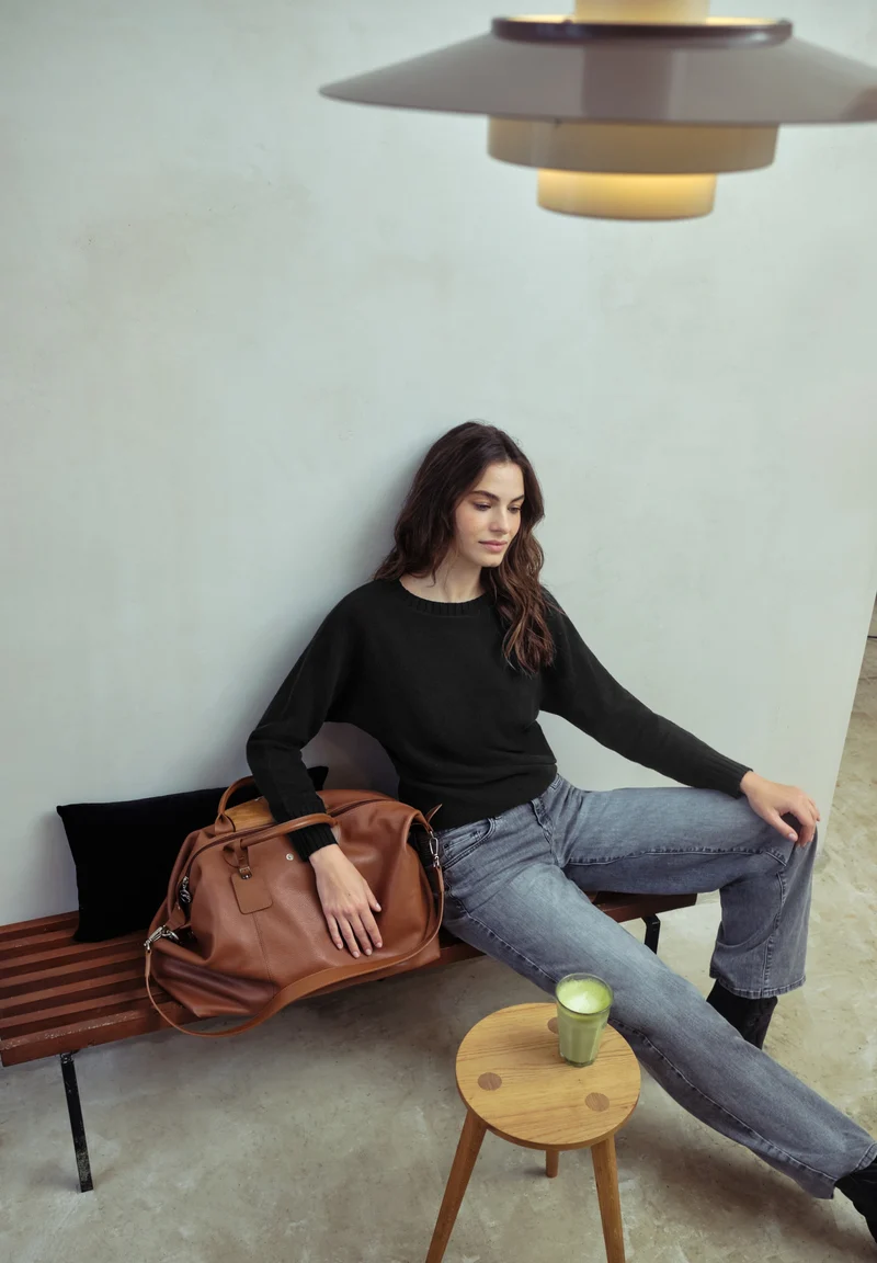 dolman u-boat sweater, Black