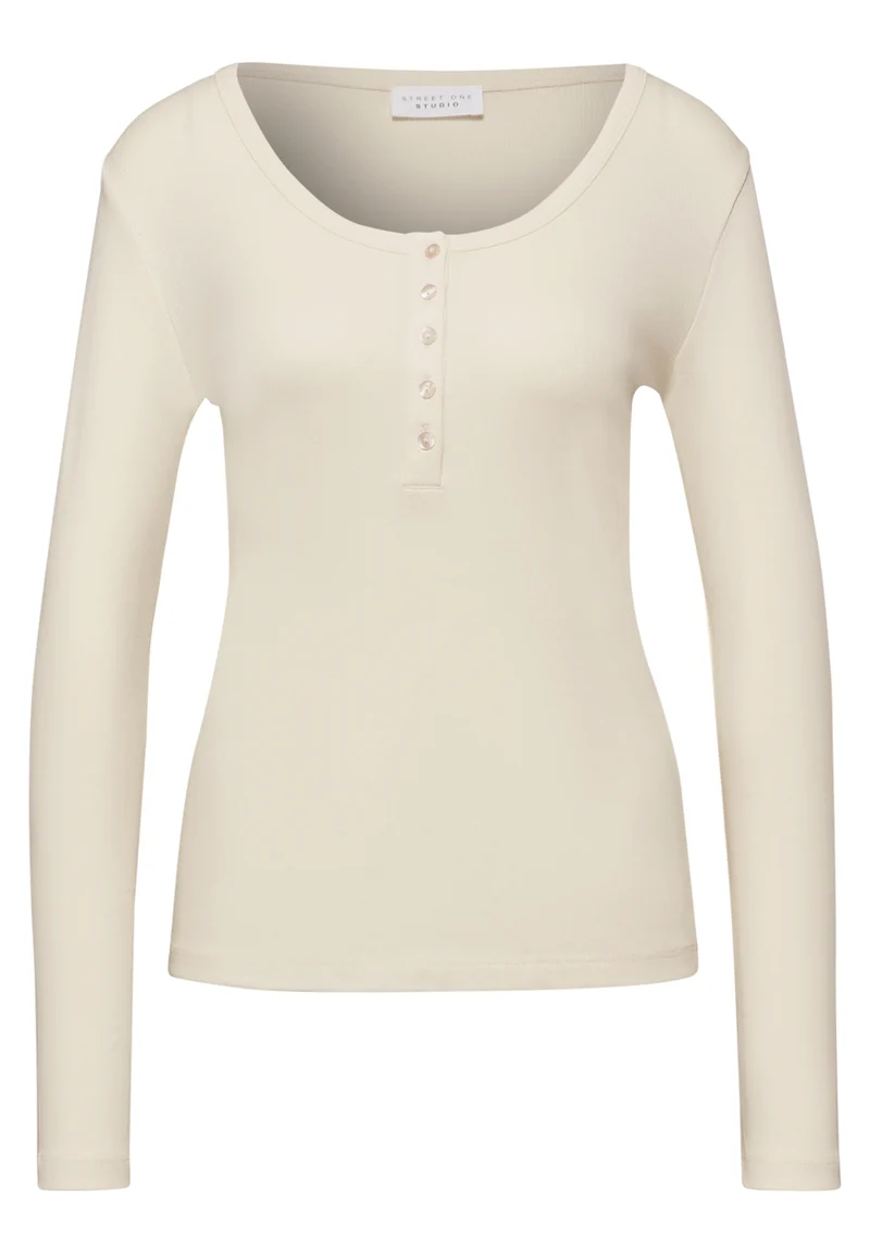 QR_Studio_basic rib shirt w.bu, soft beige