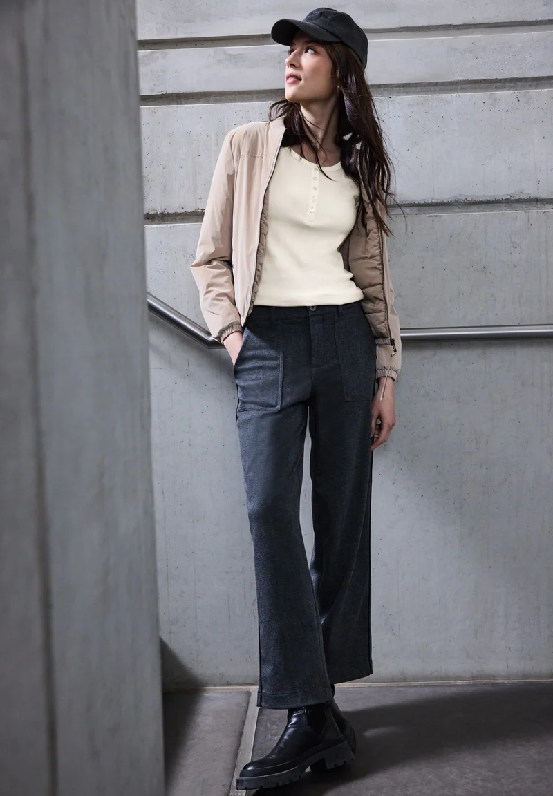 QR_Studio_basic rib shirt w.bu, soft beige