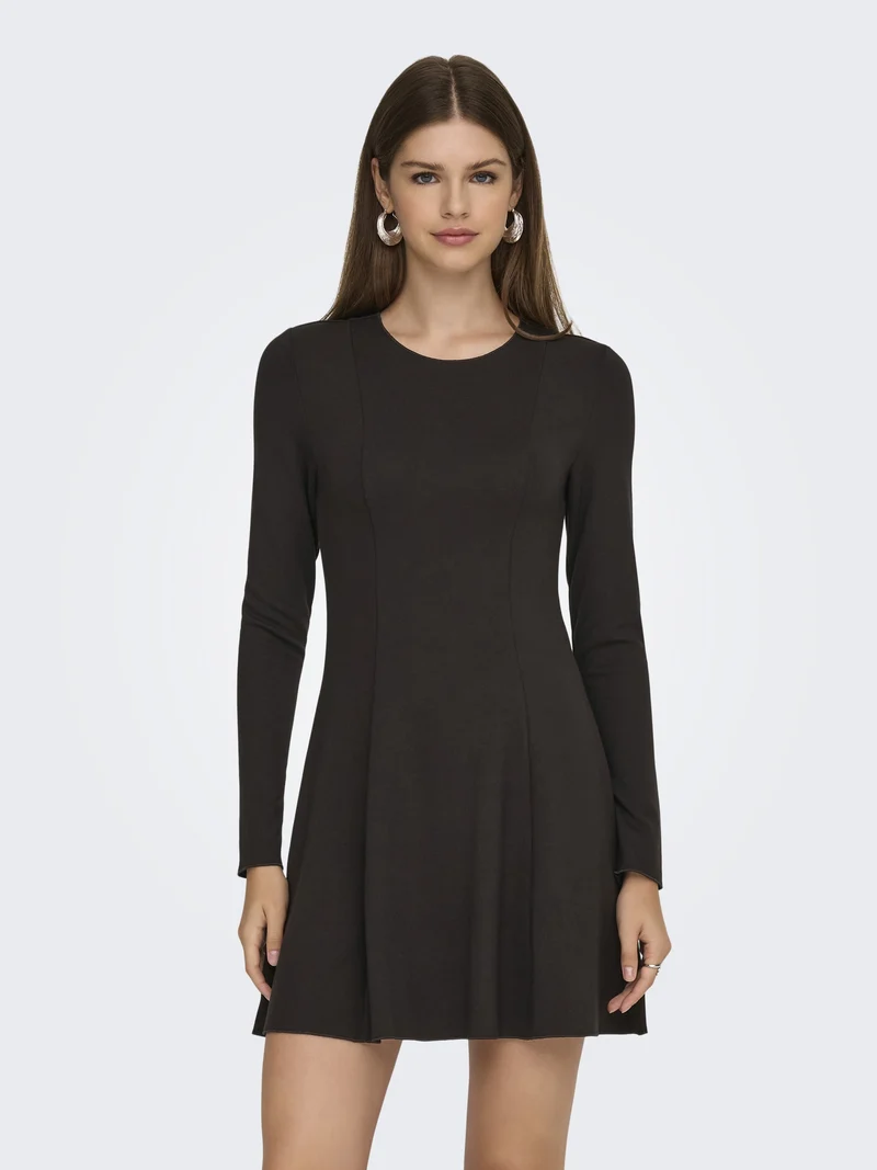 ONLKENYA L/S DRESS JRS, Chocolate Torte