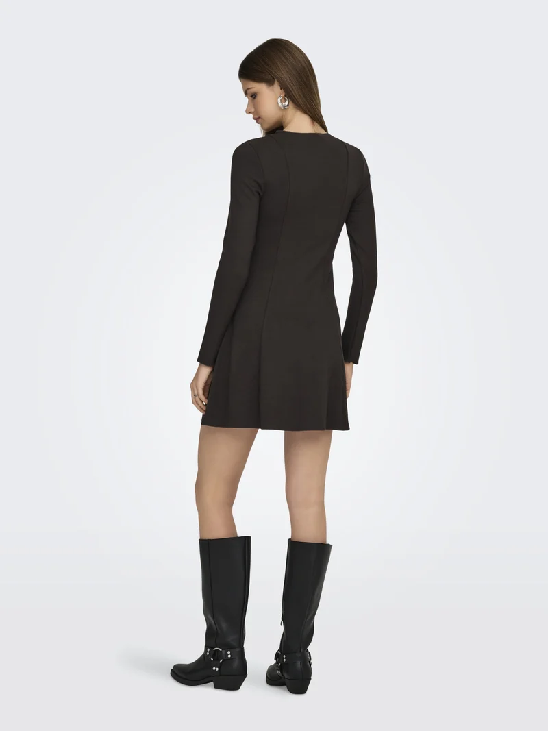ONLKENYA L/S DRESS JRS, Chocolate Torte