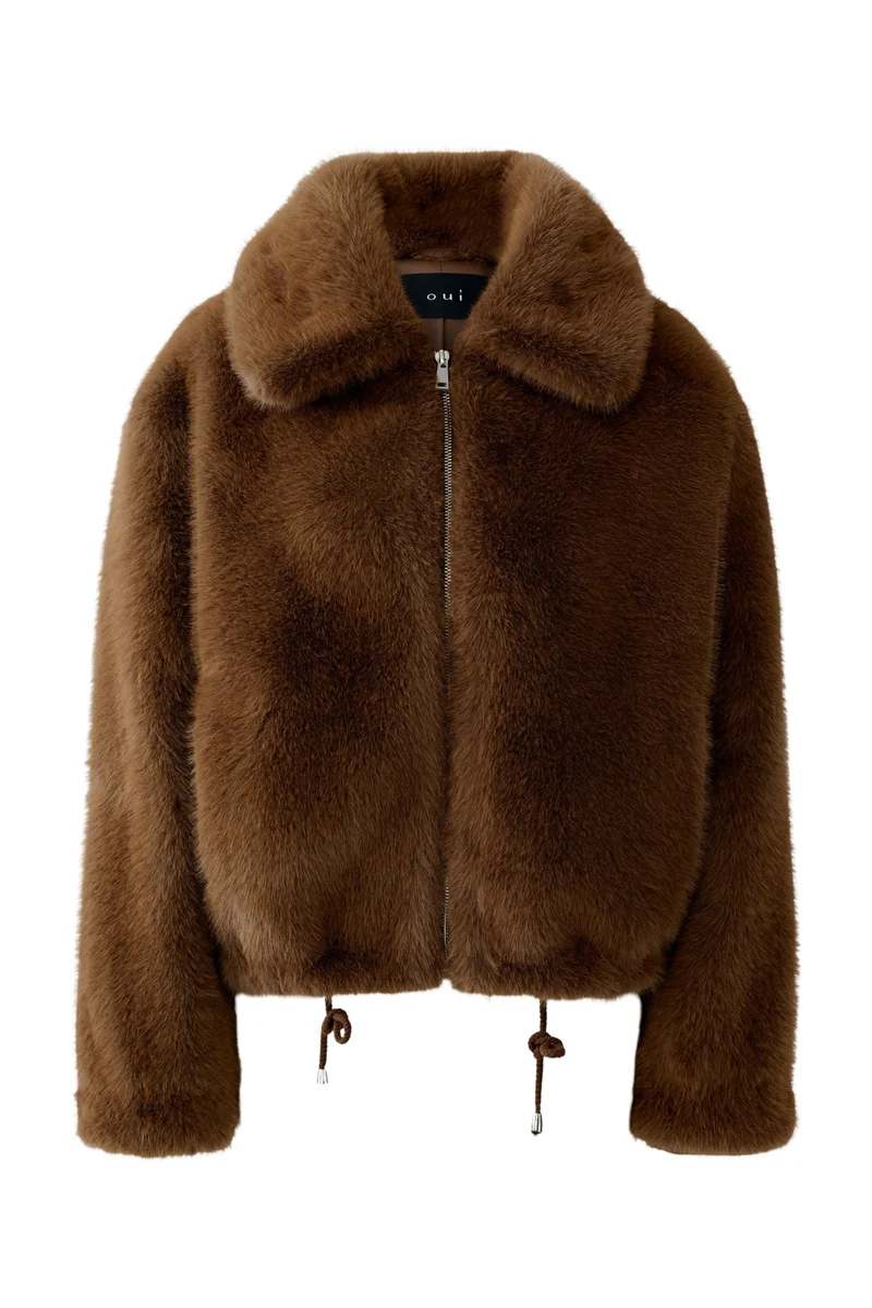 Outdoorjacke, taupe