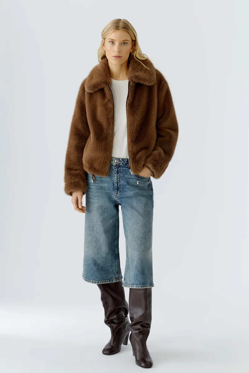 Outdoorjacke, taupe