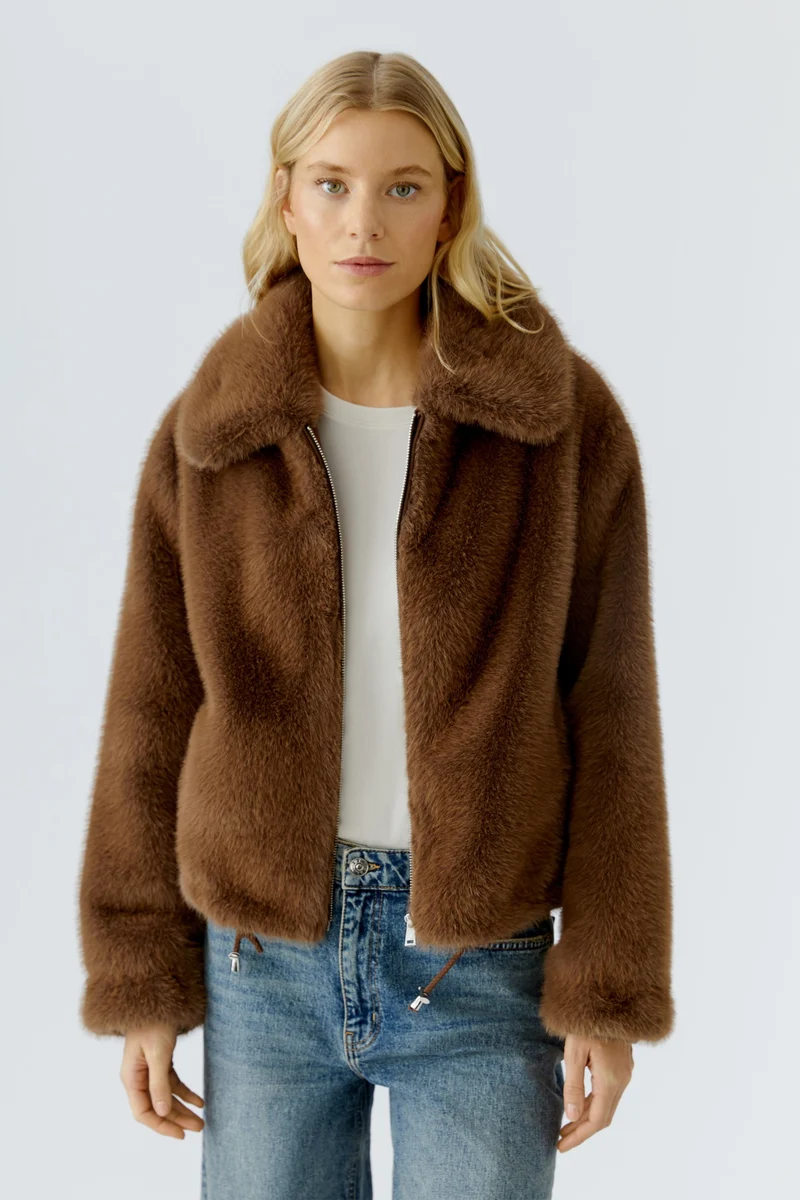 Outdoorjacke, taupe