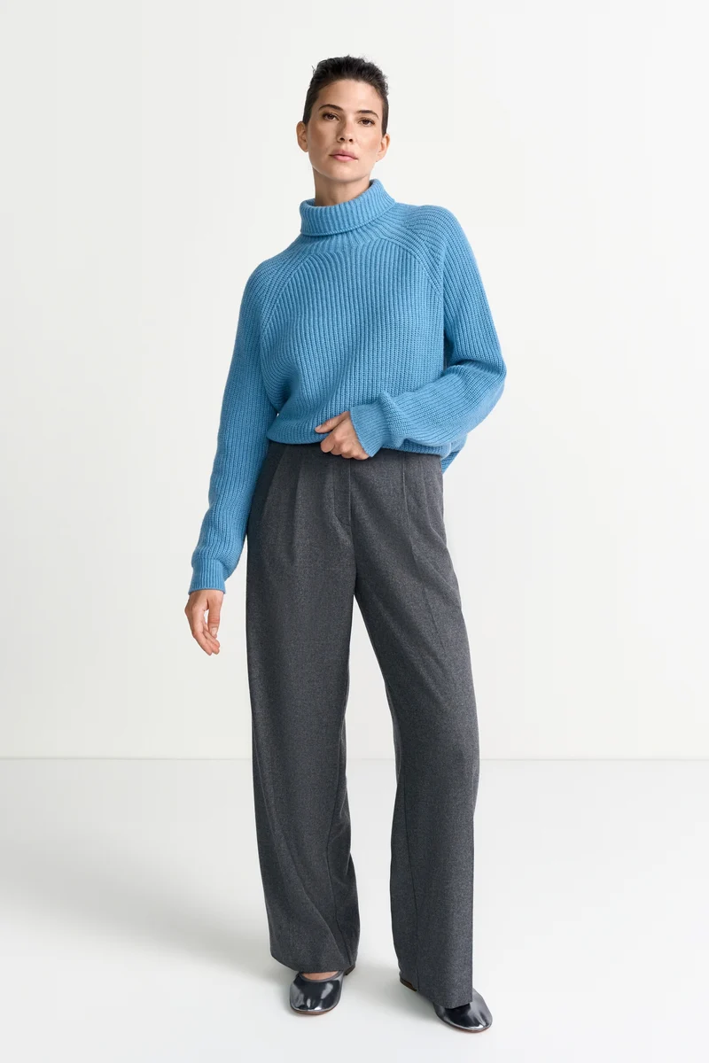 Cozy Crew Turtle Neck, dusty blue