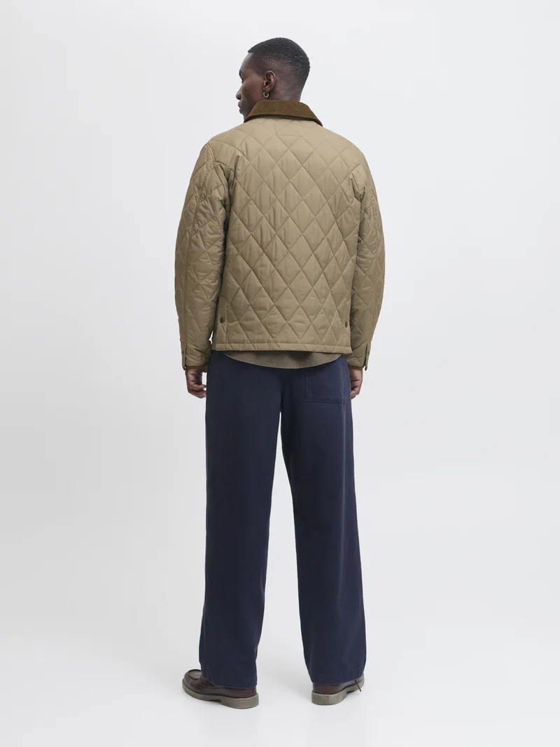 JPRBLUBRYAN QUILTED JACKET, Brindle