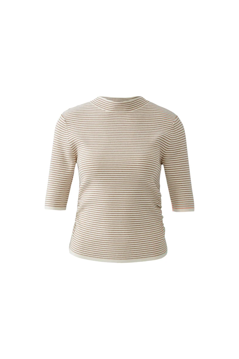 Pullover, white camel