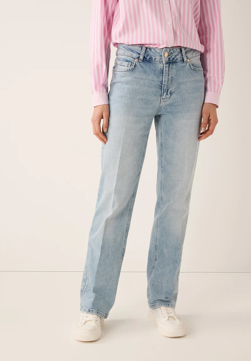 Five-Pocket Marlene Jeans, light blue denim
