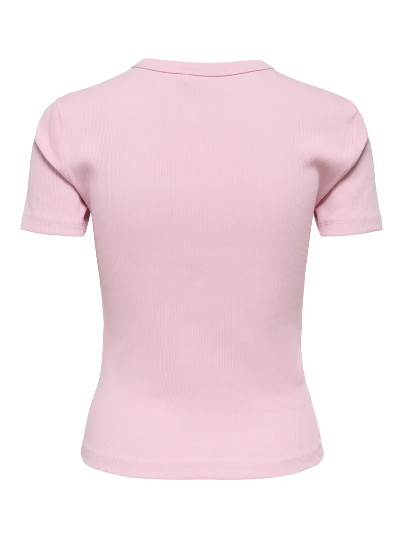 ONLVAL S/S O-NECK TOP JRS, Romance Rose