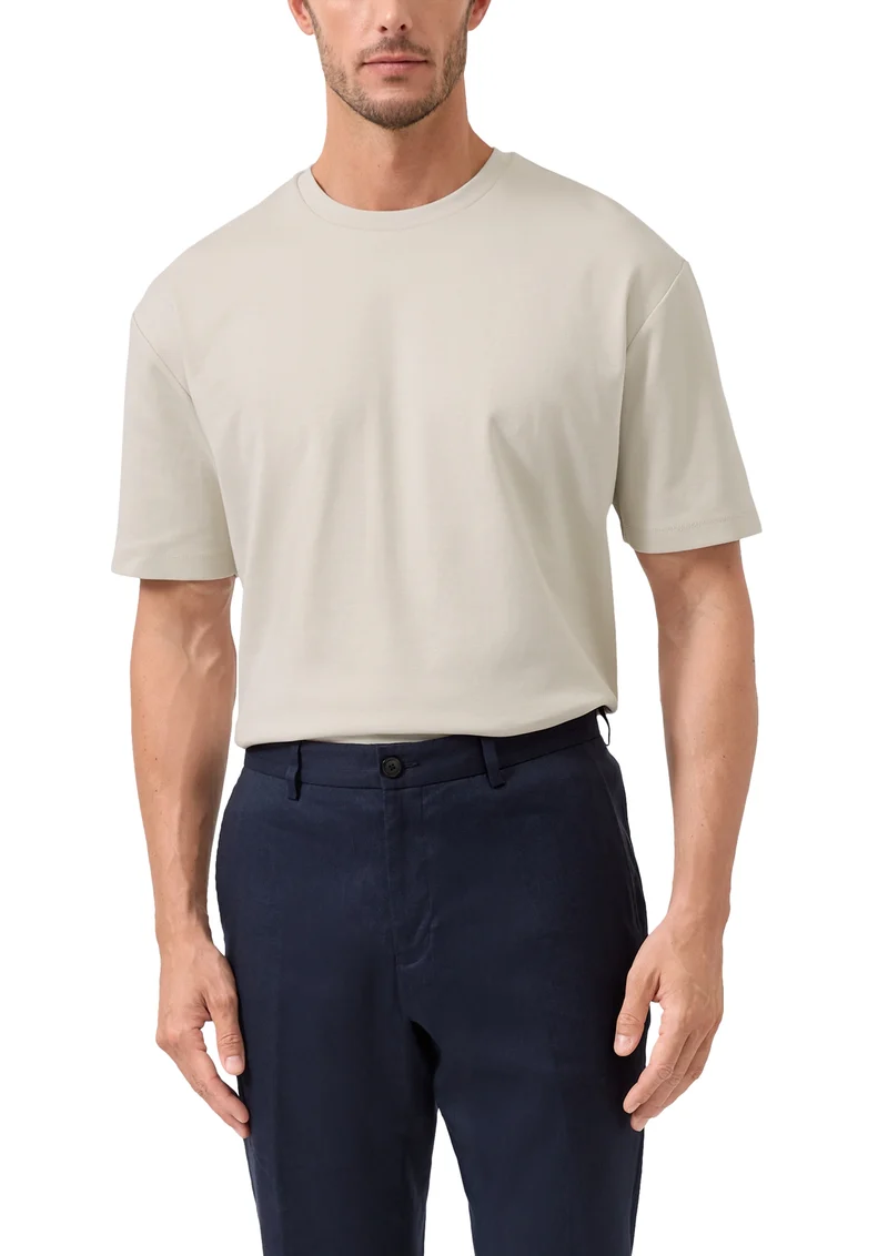 T-Shirt, GREY/BLACK