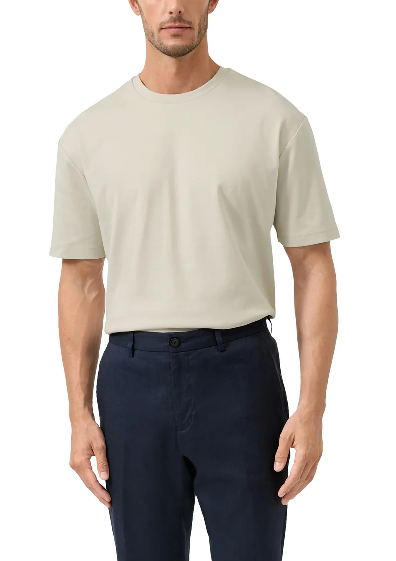 T-Shirt, GREY/BLACK