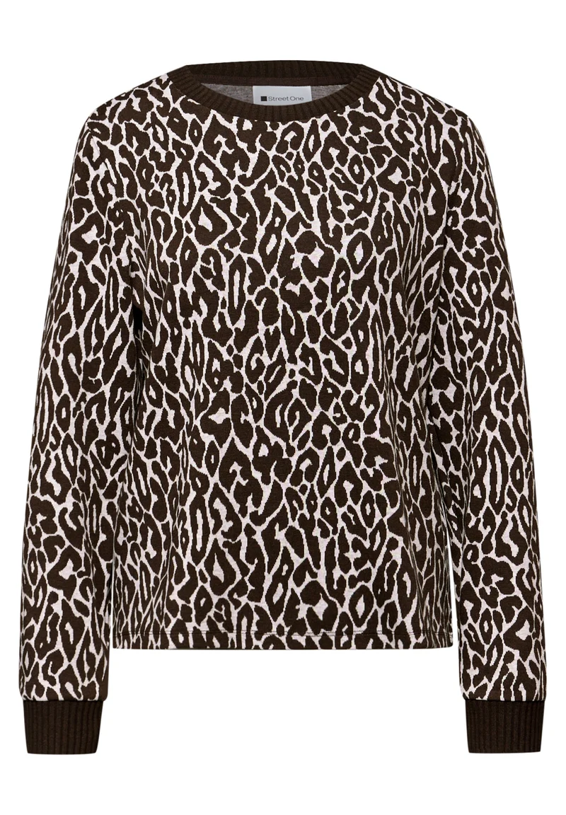dessin jacquard shirt w.rib co, molten earth