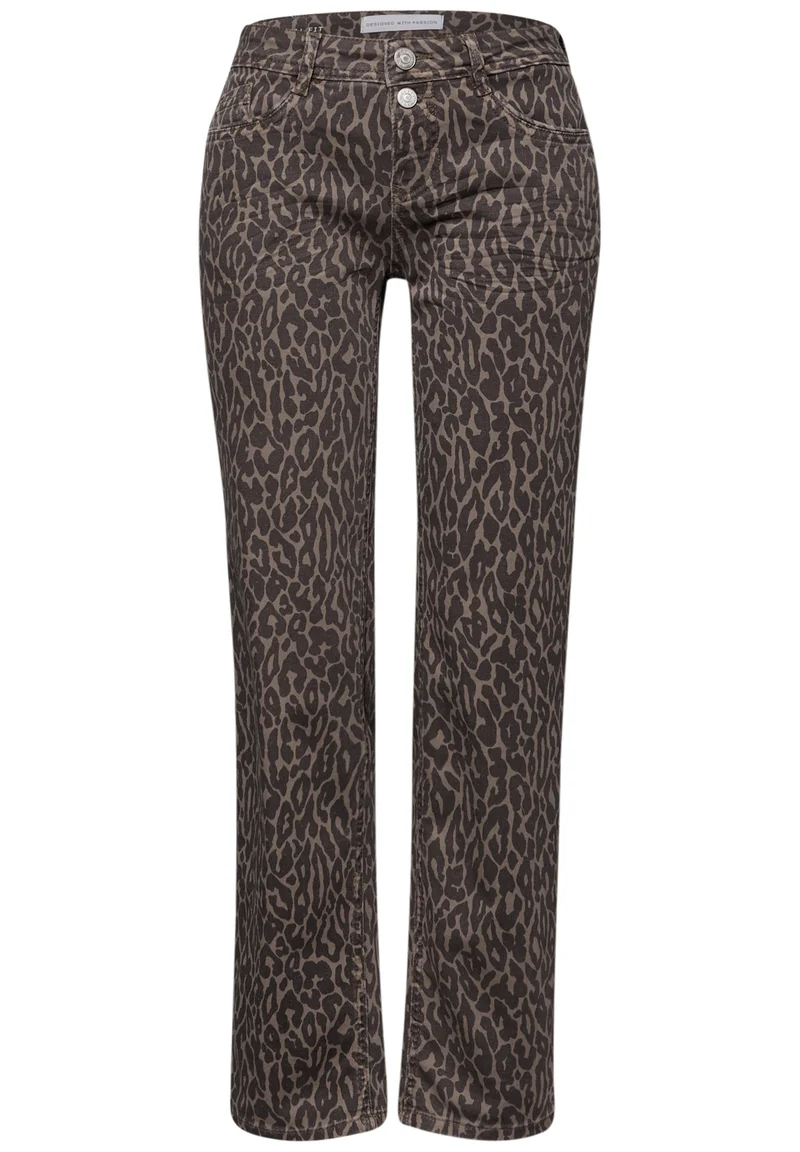 Style Amalia Straight Leg,mw,l, Leo Print washed