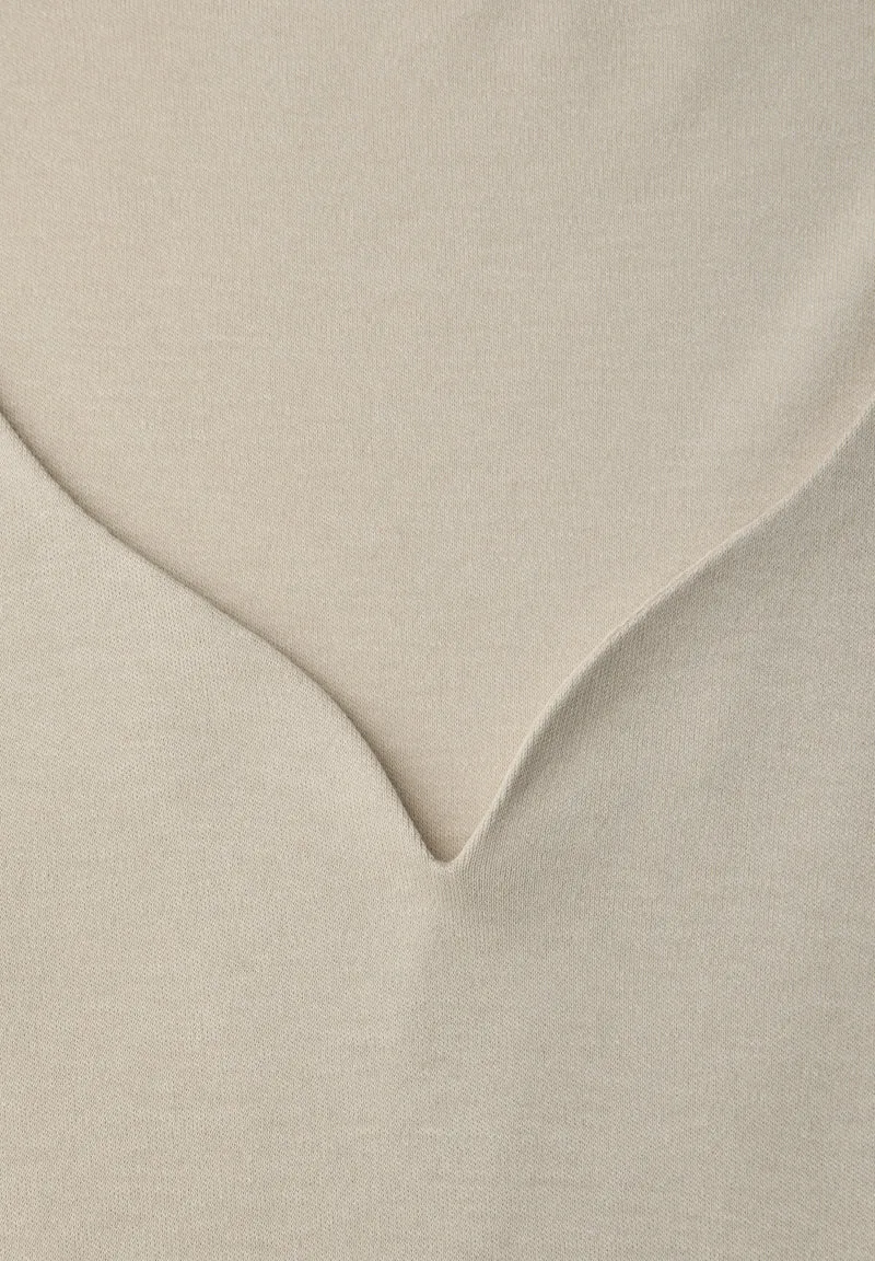 LTD QR Style heart neck Ada 3/, cotton beige