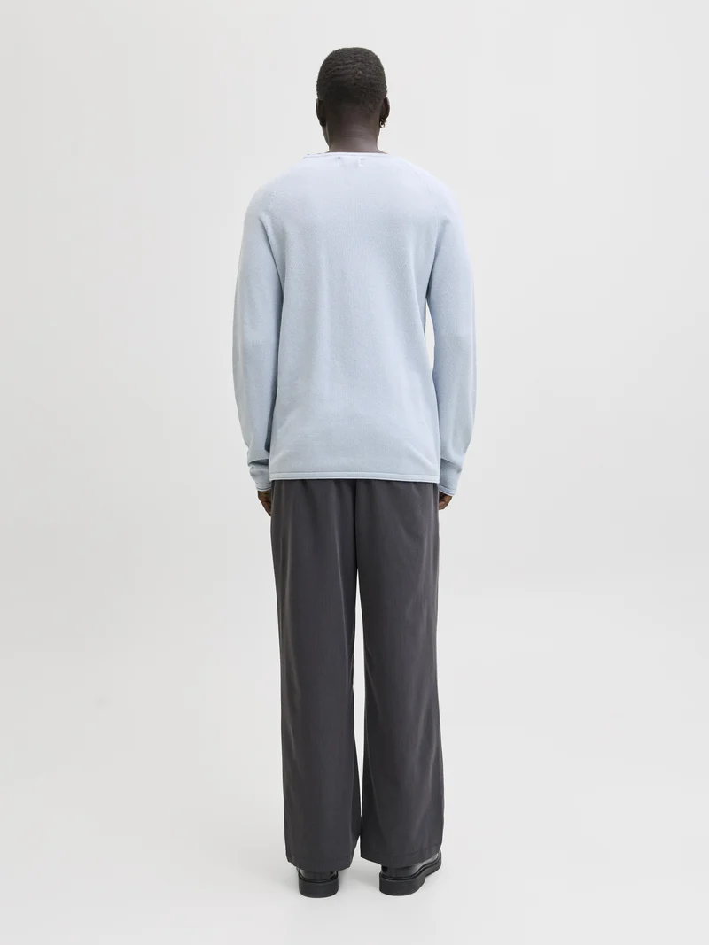 JJEHILL KNIT CREW NECK NOOS, Celestial Blue