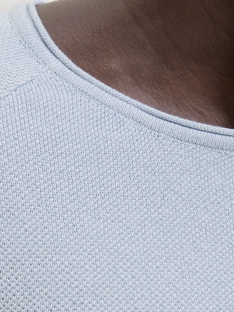 JJEHILL KNIT CREW NECK NOOS, Celestial Blue