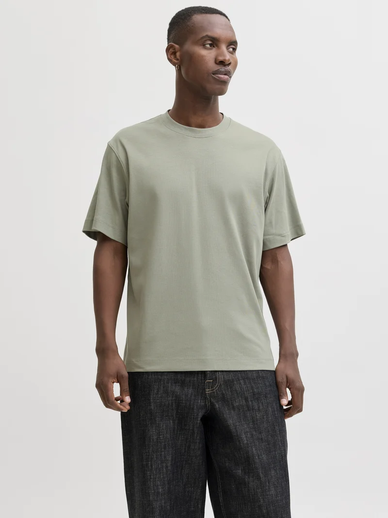 JJEURBAN EDGE TEE SS O-NECK NOOS, Vetiver