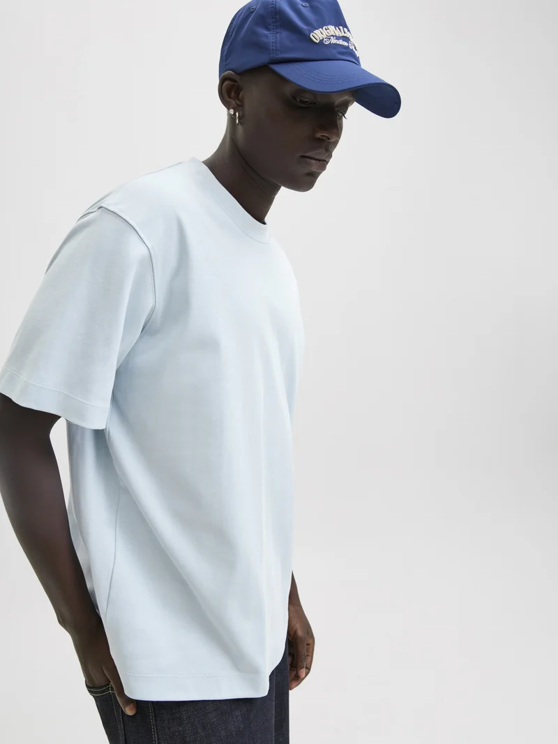 JJEURBAN EDGE TEE SS O-NECK NOOS, Celestial Blue