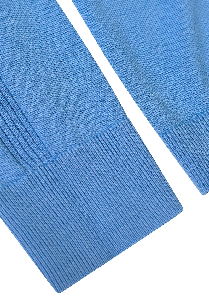 NOS_Basic V-Neck Pullover, fountain blue