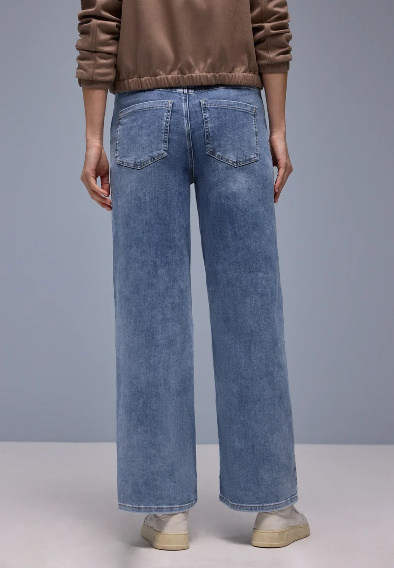 QR Style Emee Wide Leg,hw,ligh, Light Blue Authentic