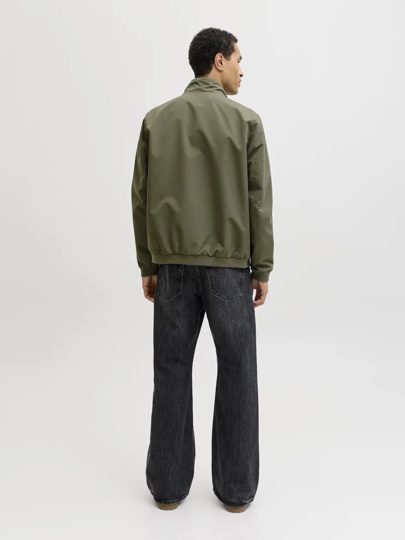 JJERUSH HARRINGTON BOMBER NOOS, Dusty Olive