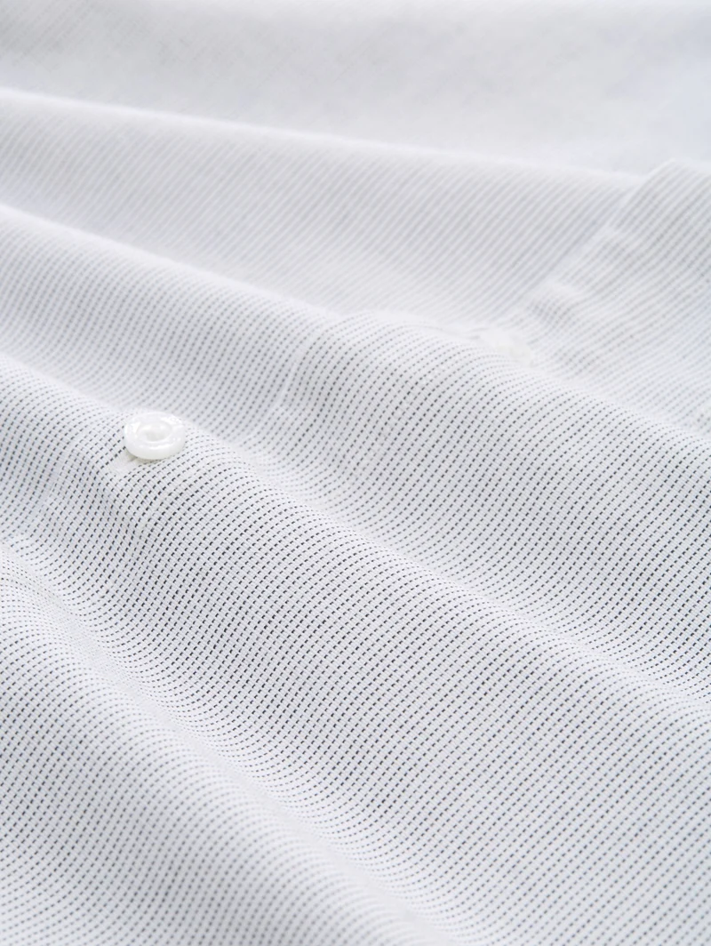 relaxed striped shirt, white small stripe