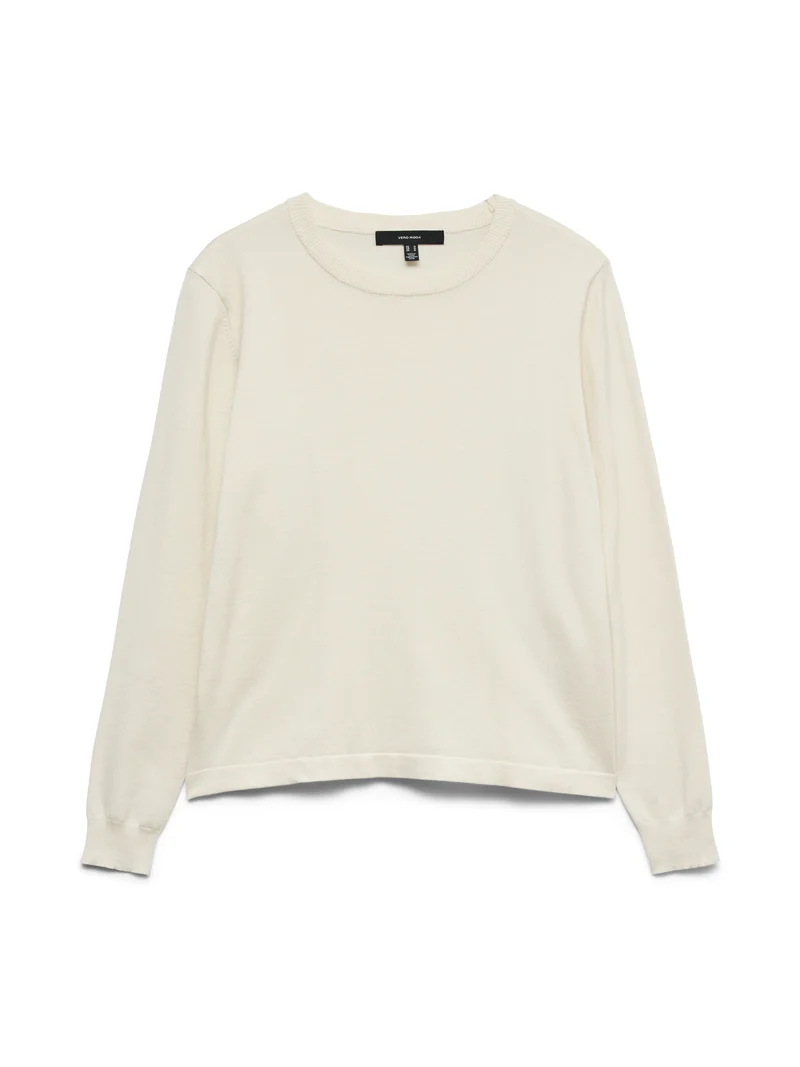VMSILJE LS O-NECK PULLOVER NOOS, Birch