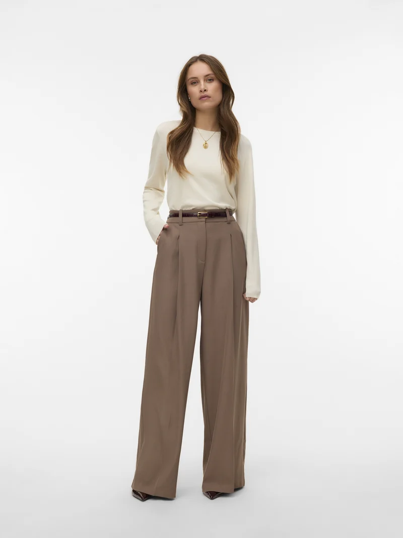 VMSILJE LS O-NECK PULLOVER NOOS, Birch
