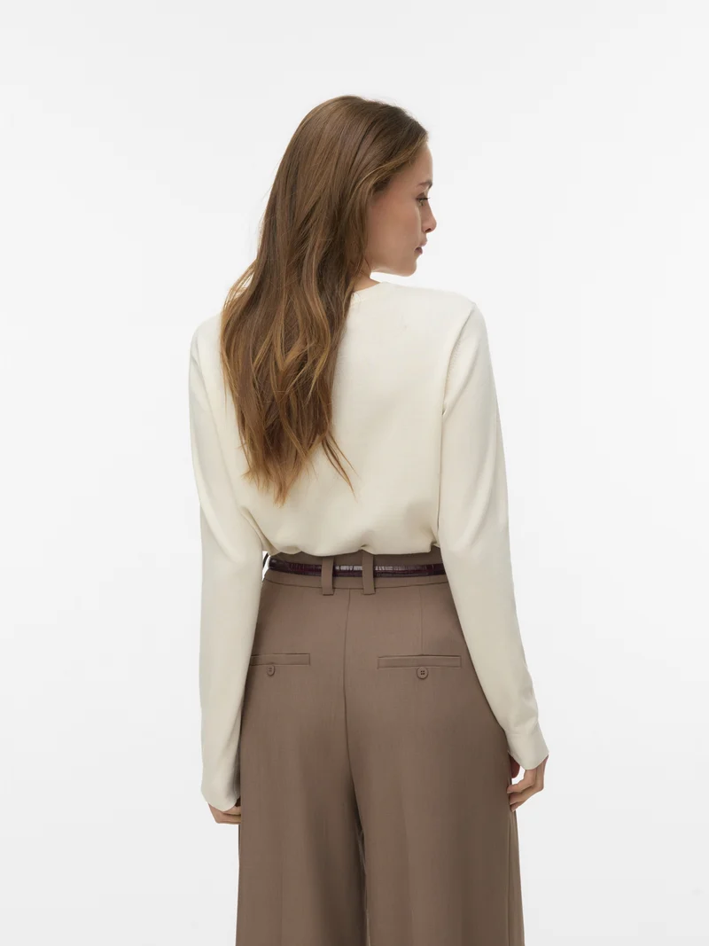 VMSILJE LS O-NECK PULLOVER NOOS, Birch