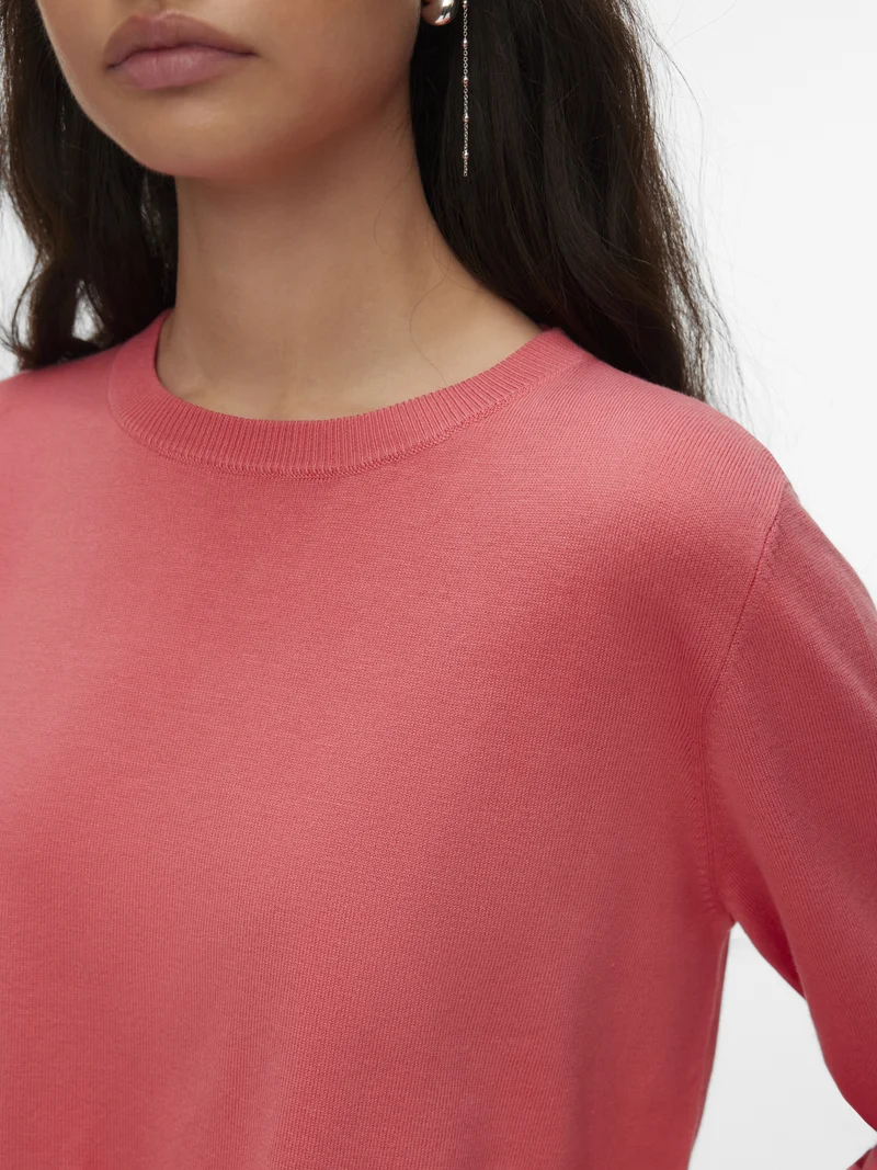 VMSILJE LS O-NECK PULLOVER NOOS, Coral Paradise