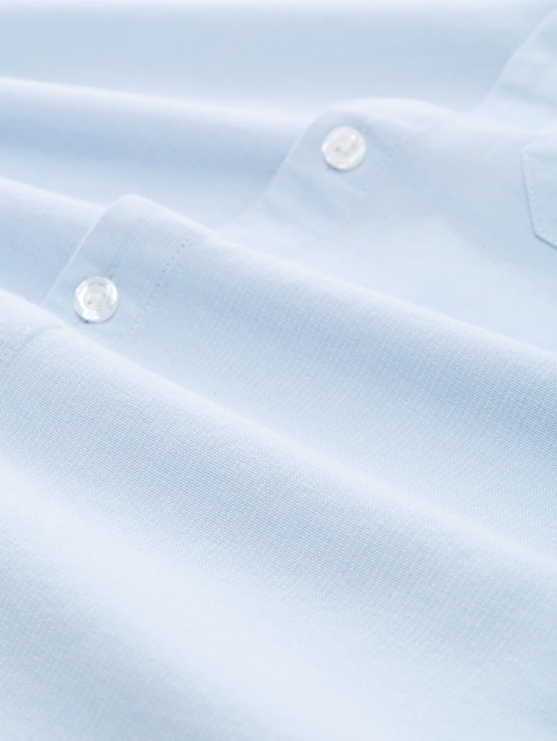 relaxed striped shirt, light blue small stripe