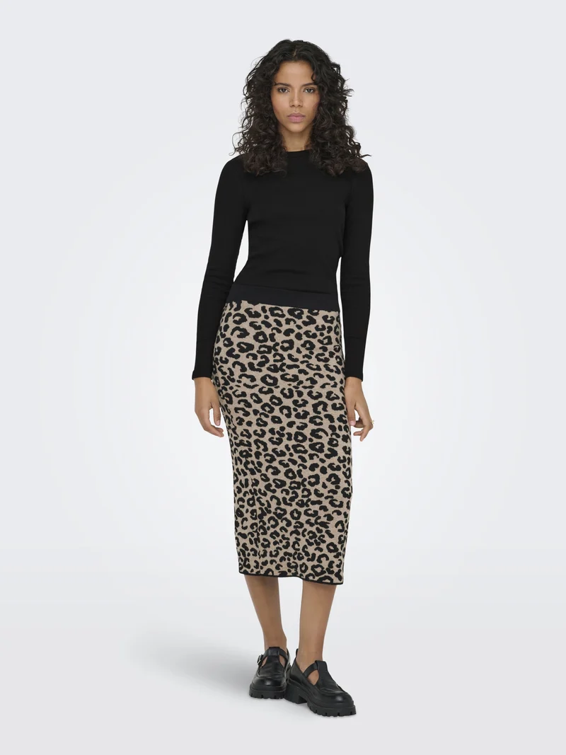 ONLVAL L/S O-NECK TOP JRS, Black