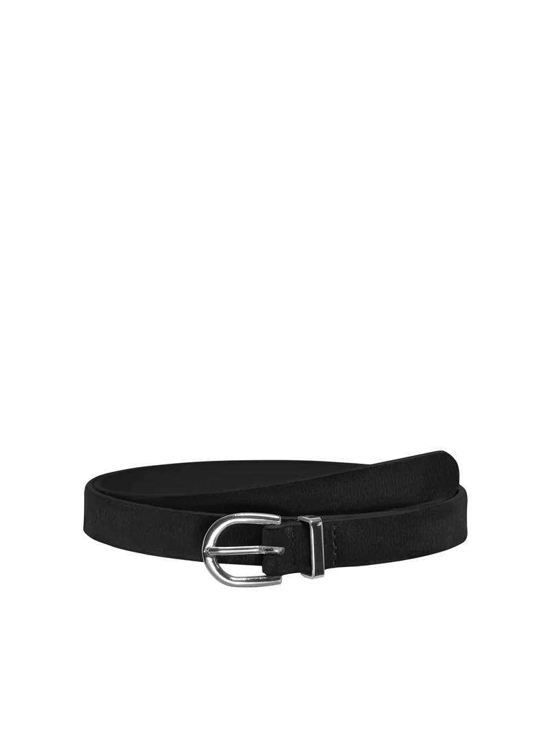 ONLFELICITY FAUX FUR JEANS BELT ACC, Black/SILVER METAL