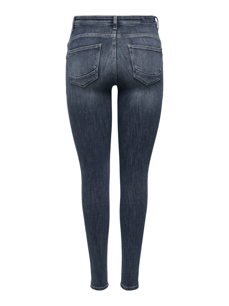 ONLPOWER MID SKIN PUSHUP DNM REA167, Special Blue Grey Denim