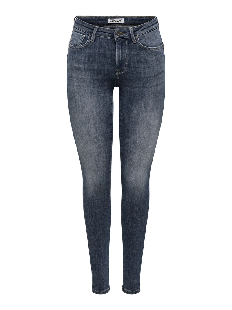ONLPOWER MID SKIN PUSHUP DNM REA167, Special Blue Grey Denim
