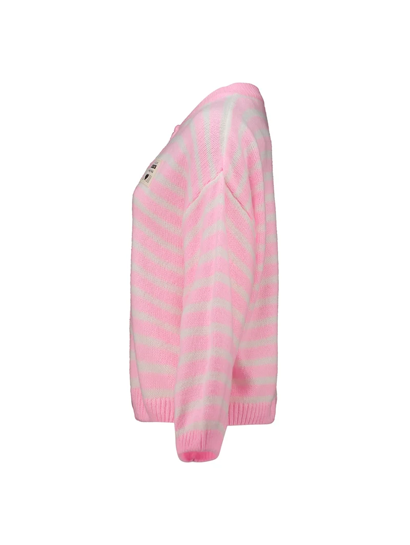 LS A CD Av44a, candy pink/white stripe