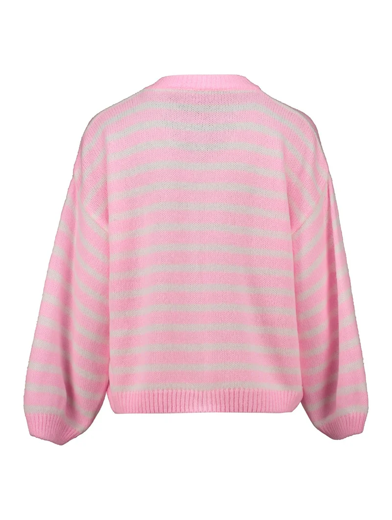 LS A CD Av44a, candy pink/white stripe