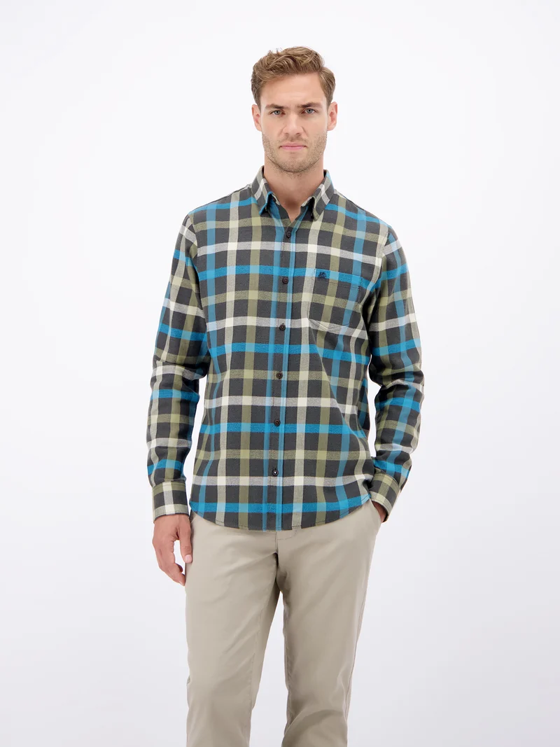 HEMD 1/1 ARM, NORDIC OLIVE