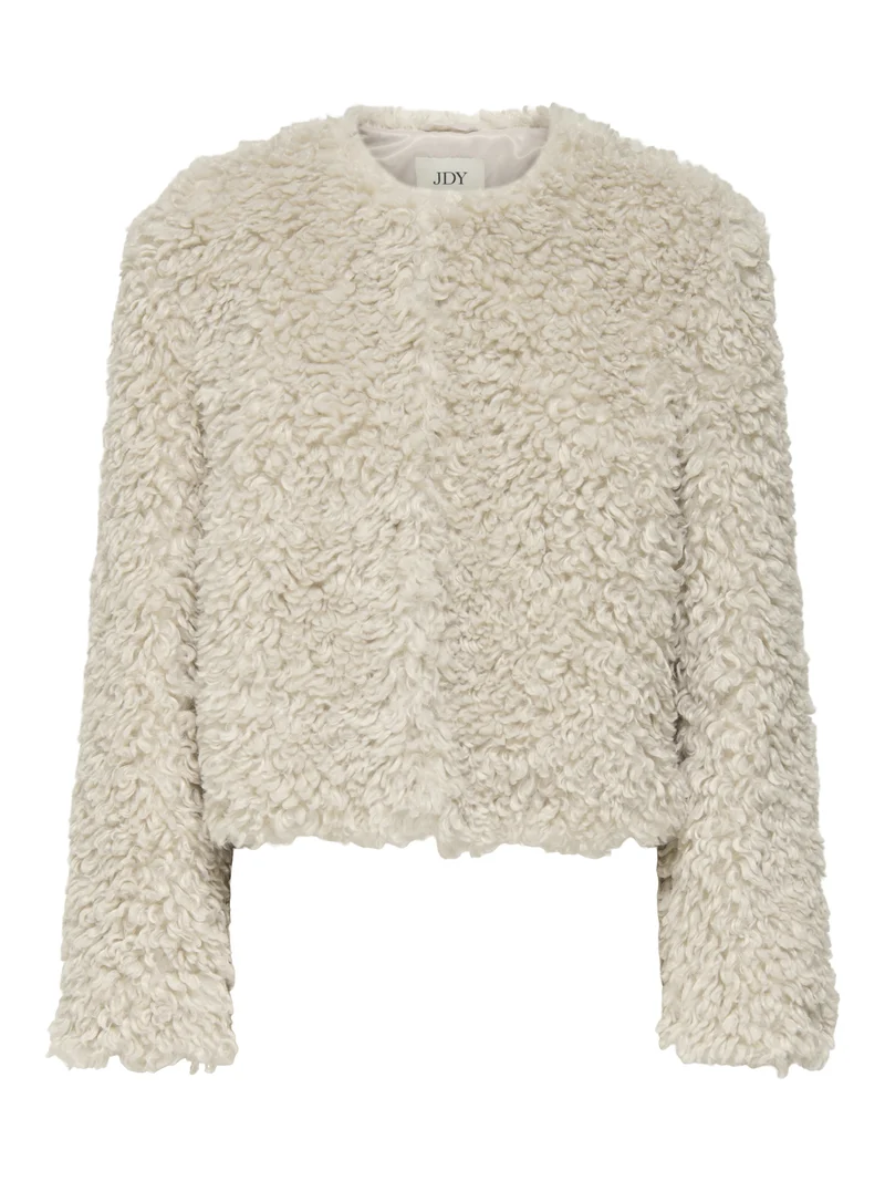 JDYNEO FAUX FUR JACKET OTW SIE, Tofu