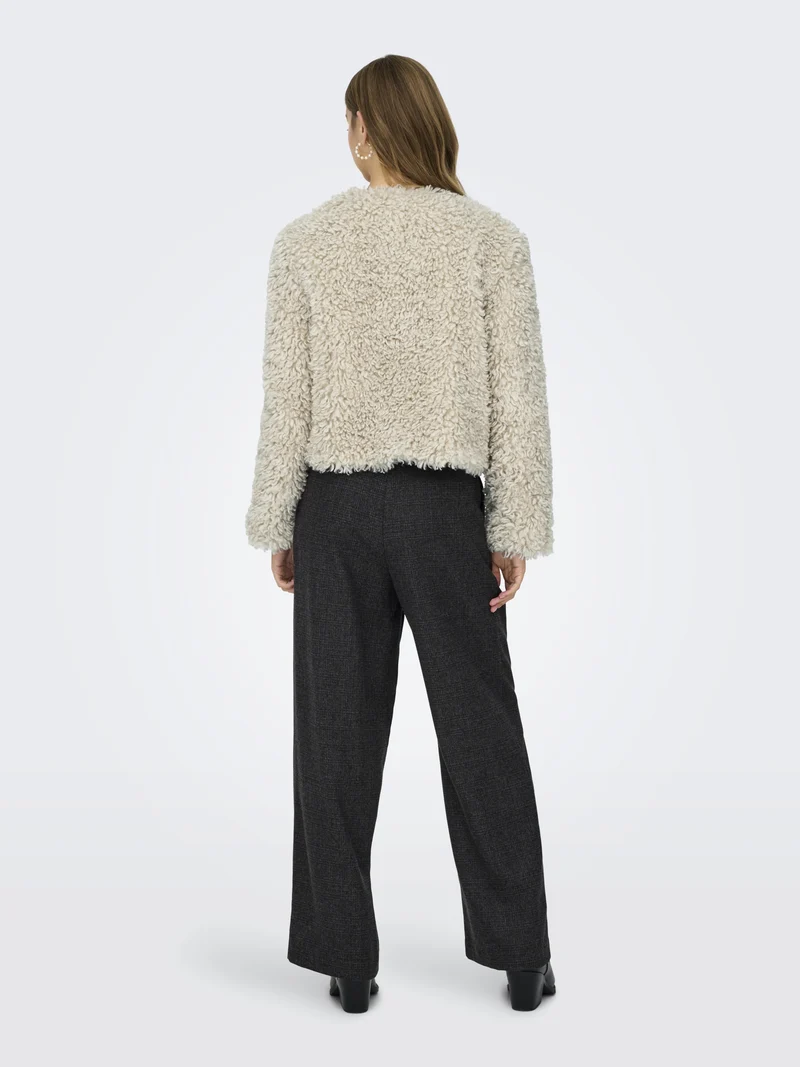 JDYNEO FAUX FUR JACKET OTW SIE, Tofu