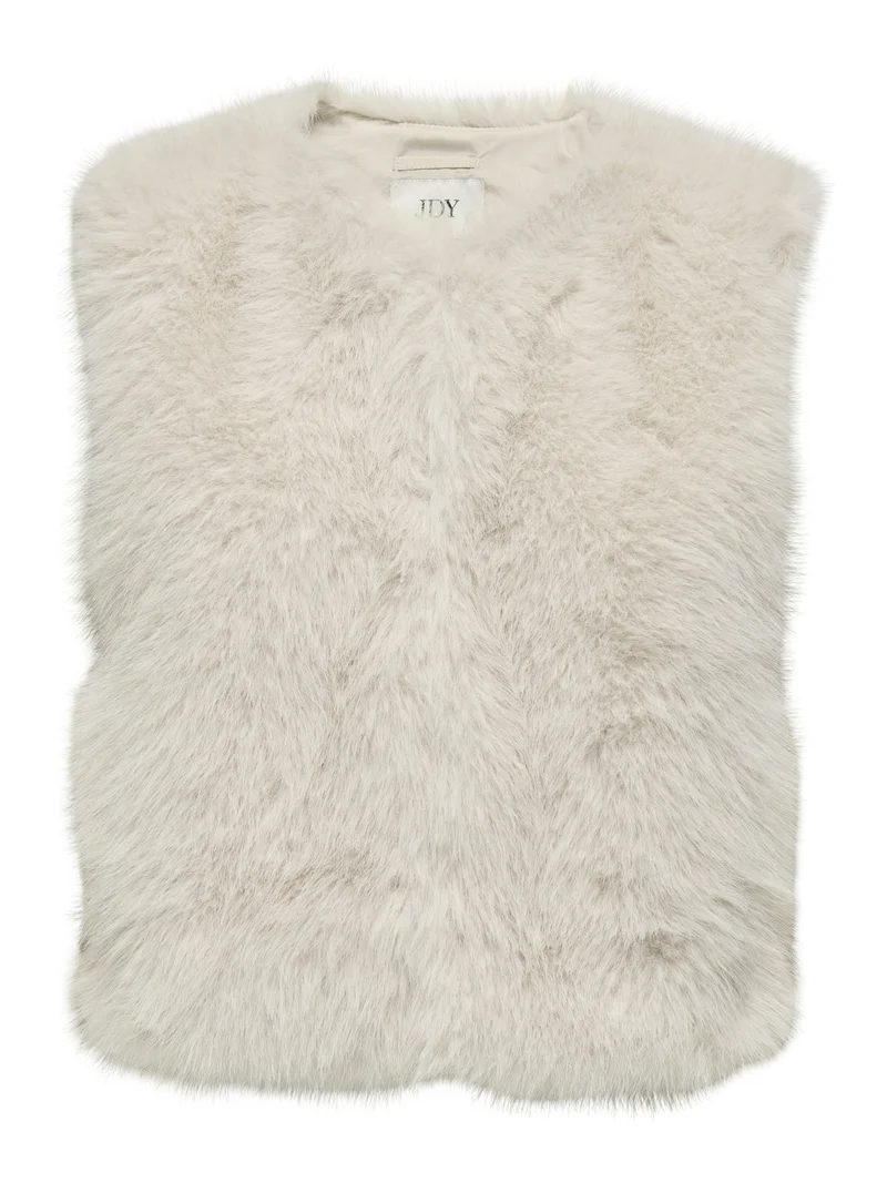 JDYORA FAUX FUR WAISTCOAT OTW SIE, Birch