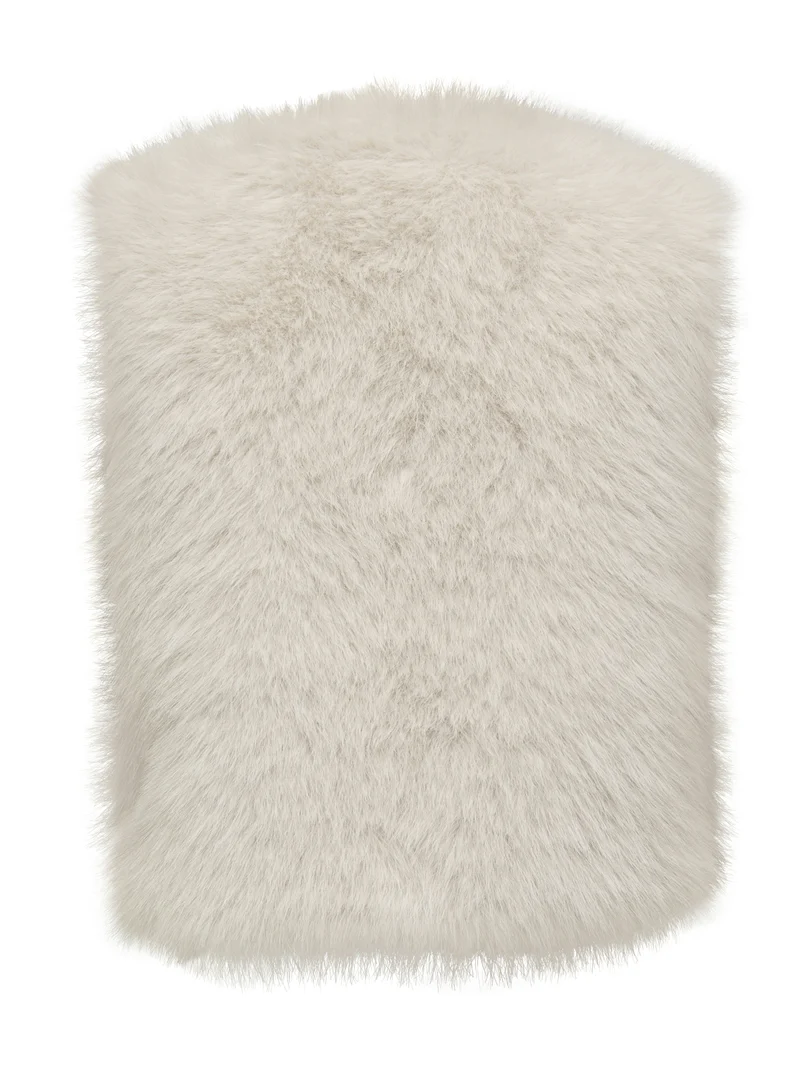 JDYORA FAUX FUR WAISTCOAT OTW SIE, Birch