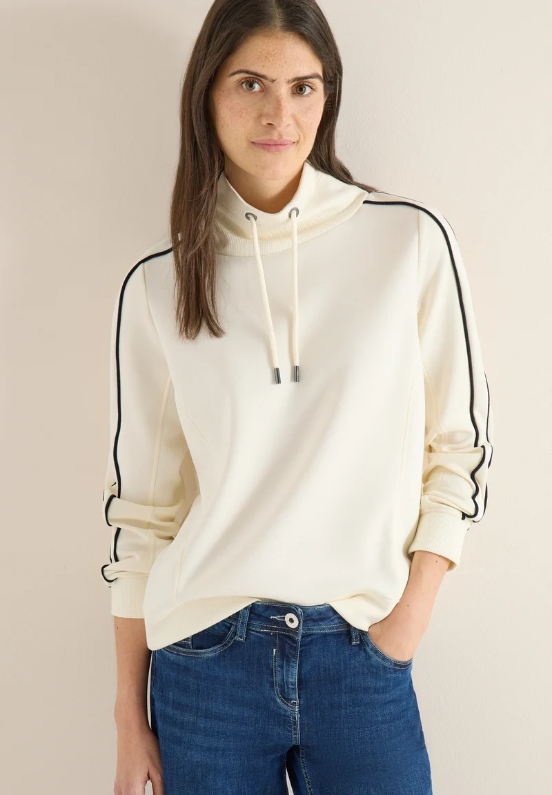 TOS Sportive Sweatshirt, creamy white