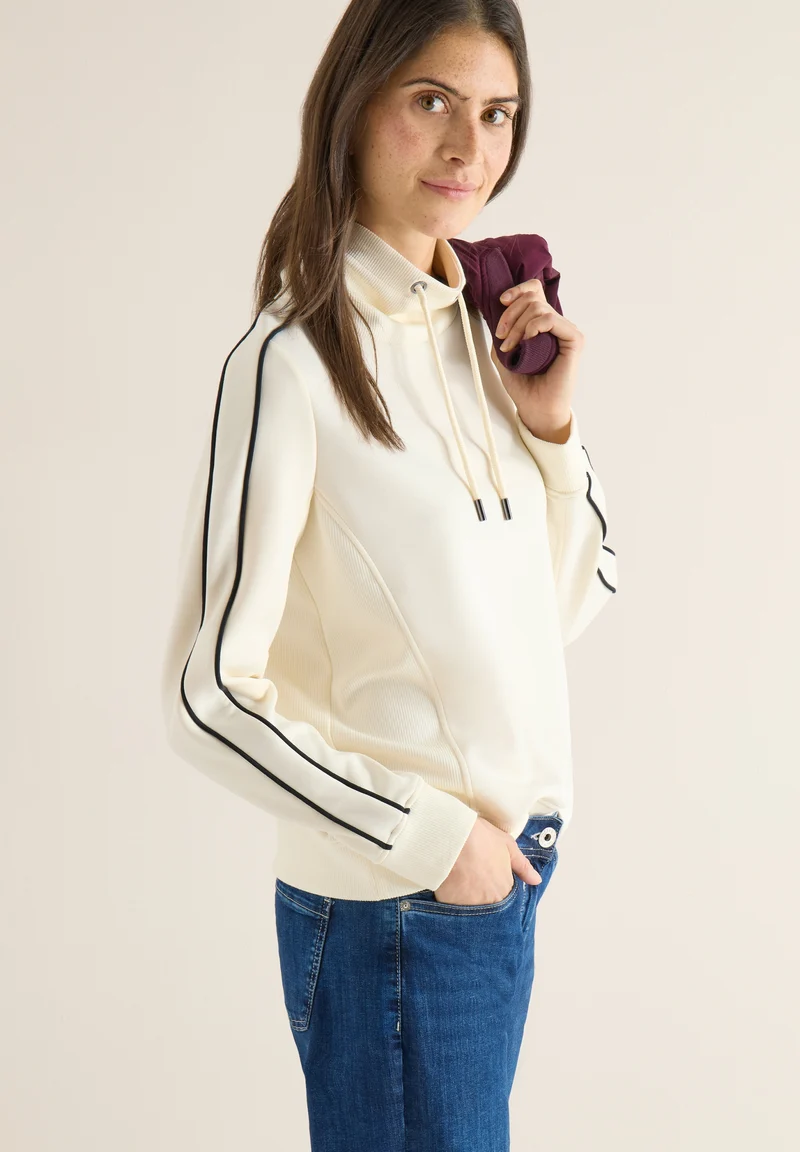 TOS Sportive Sweatshirt, creamy white