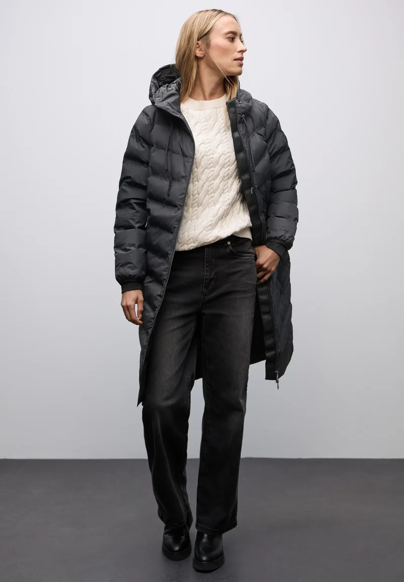 LTD QR Long Padded Jkt w. Glue, Obsidian Blue