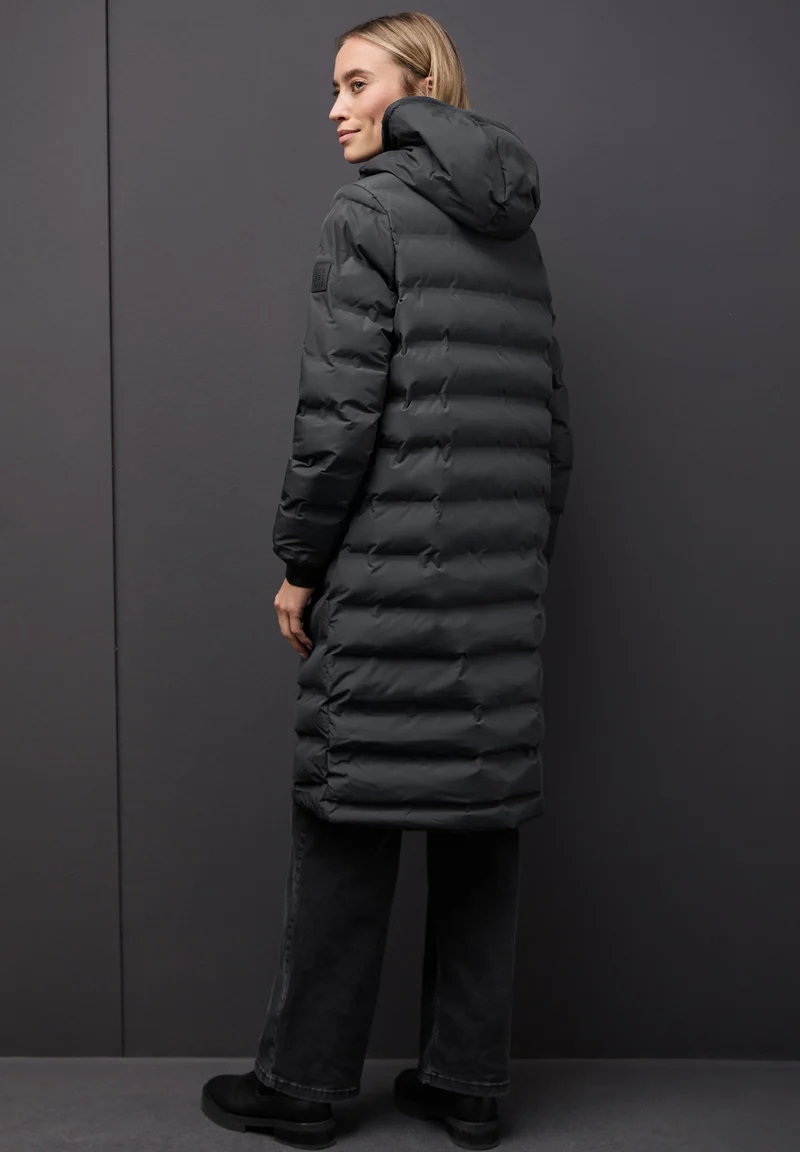 LTD QR Long Padded Jkt w. Glue, Obsidian Blue