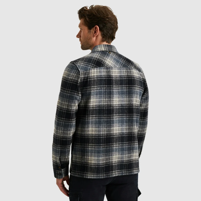 LONG SLEEVE SHIRT Woolblend YD che, Carbon